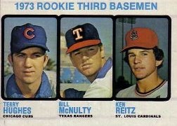 1973 Topps Baseball Cards      603     Terry Hughes/Bill McNulty/Ken Reitz RC